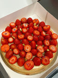 Taart aardbeien pistache