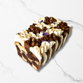 Marmercake met chocoladecrème en vanillecrème